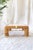 Bamboo and Brass Coffee Table with Ivory-Colored Top – 1970s Structure covered in curved bamboo canes with ivory-colored...