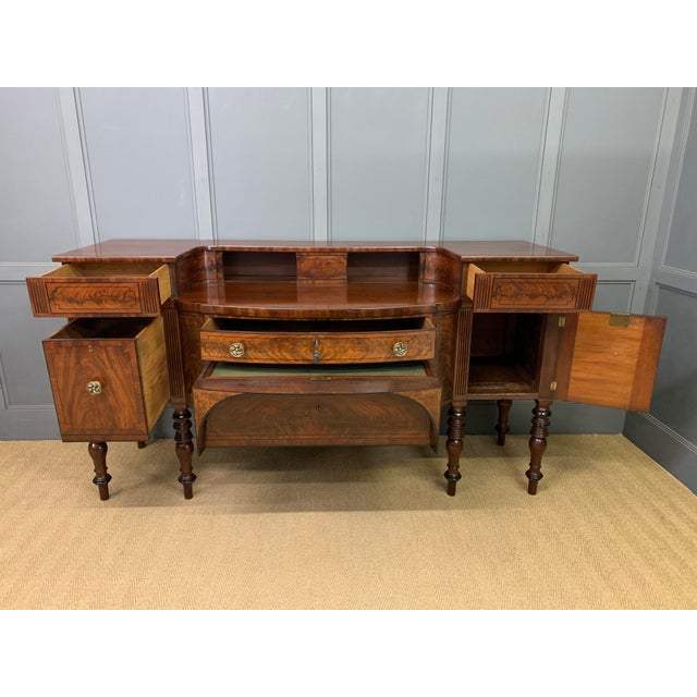 Large Regency Inlaid Flame Mahogany Sideboard, 1810s For Sale - Image 12 of 18