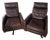 Set of 2 American Leather Recliners For Sale