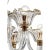 Elegant Romantic Murano Glass Chandelier With Floral Accents For Sale - Image 4 of 6