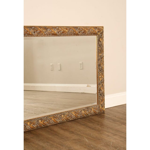 Late 20th Century Late 20th Century LaBarge Italian Giltwood Carved Wall Mirror For Sale - Image 5 of 18
