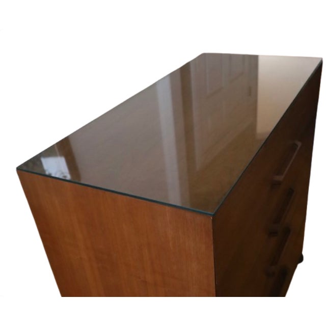 1950s Ramseur Mid Century Modern 5 Drawer Dresser W Glass Top For Sale In Portland, OR - Image 6 of 18