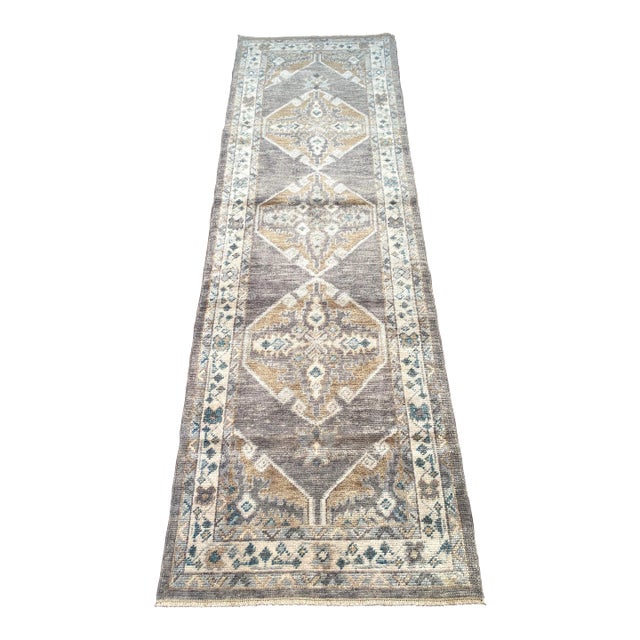 1990s Bellwether Rugs Oushak Runner - 2'8" X 9' For Sale