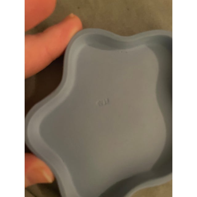 Mid 20th Century Wedgwood Light Blue Jasperware Star Shaped Trinket Box For Sale - Image 9 of 11