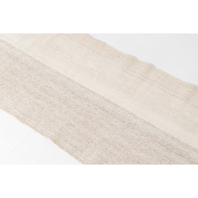 1960s 1960s Neutral Home Decor Kilim For Sale - Image 5 of 10