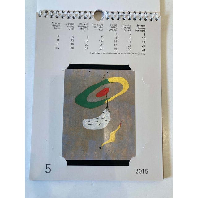 Joan Miró Inspired 2015 Calendar: Modern Paper Art Collectible For Sale - Image 17 of 17