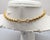 Brown Vintage Signed Les Bernard Cabochon Faux-Brown Agates Pendant Necklace For Sale - Image 8 of 11