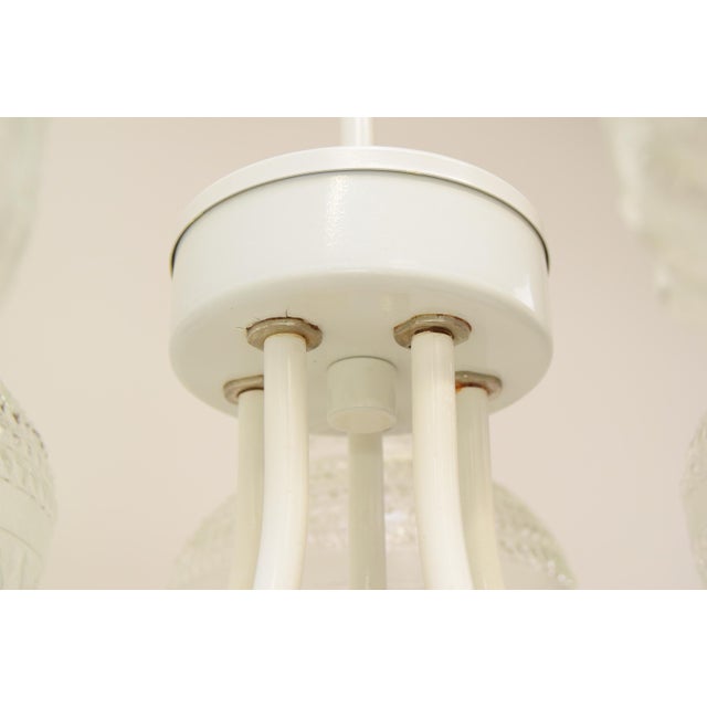 Mid-Century Ceiling Light attributed to Instala Jilove U Decina, 1970s For Sale - Image 12 of 17