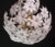 Murano Sputnik White Flowers Chandelier, 1980s For Sale - Image 6 of 10