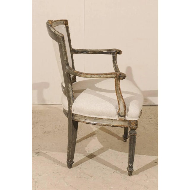 Mid 19th Century Mid 19th Century Vintage Italian Armchair For Sale - Image 5 of 10