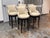 Traditional Century Furniture Leather Bar Stools, Set of Five For Sale - Image 3 of 14