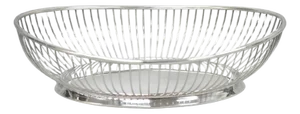 Vintage Gorham Yc743 English Victorian Silver Plated Wire 11" Bread Fruit Basket