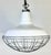 Metal Industrial White Enamel Factory Pendant Lamp from Benjamin, USA, 1960s For Sale - Image 7 of 16
