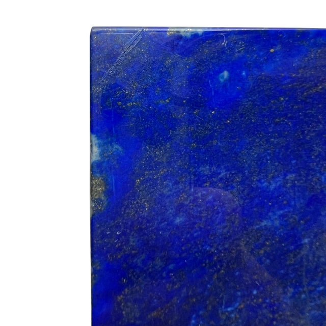 Blue Lapis Lazuli and Marble Stone Rectangular Jewelry or Trinket Box For Sale - Image 13 of 13