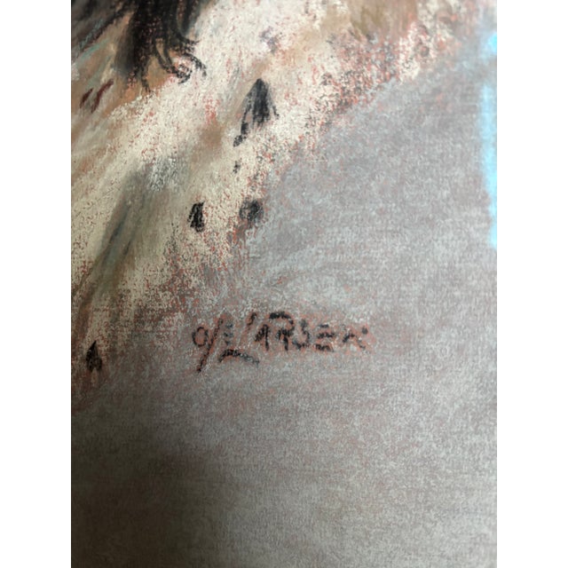 Realism Portrait of English Setters, Signed Ole Larsen, 1949 For Sale - Image 3 of 8