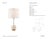 Christopher Spitzmiller by Visual Comfort Signature Coy Medium Table Lamp in Ivory with Linen Shade Designer: Christopher...