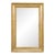 19th Century French Painted Wood Rectangular Mirror with Rustic Character For Sale