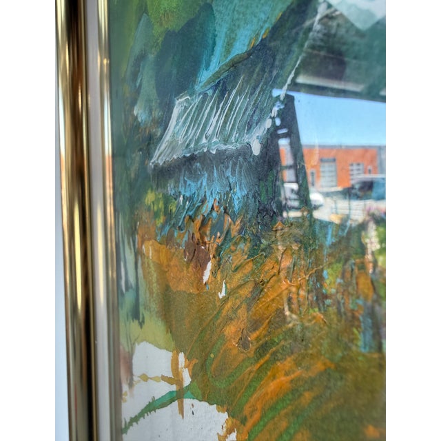 Jonas Gerard (1941 - 2020) Still Life Impressionist Watercolor & Oil Painting - Framed For Sale - Image 11 of 12