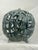 Metal Antique Japanese Export Bronze Hanging Lantern Sphere With Bamboo Pattern For Sale - Image 7 of 8