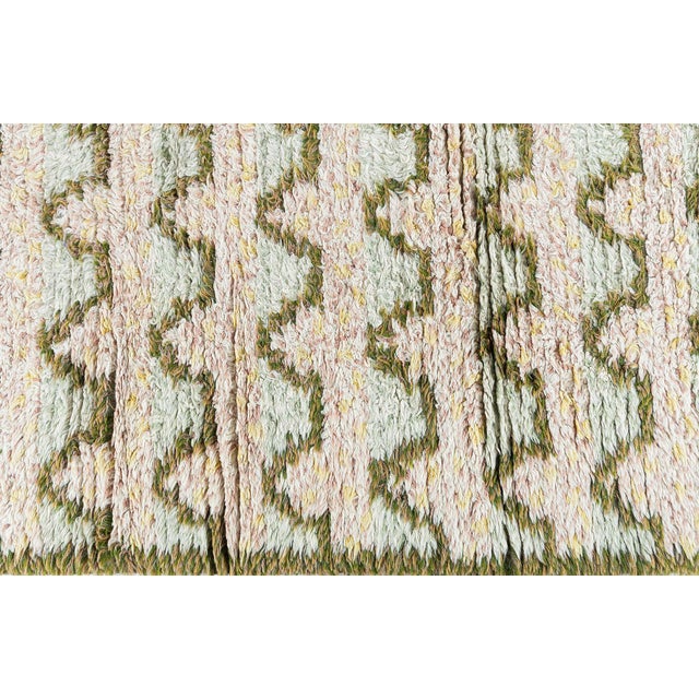 Vintage Swedish Pile Rug by Sigvard Bernadotte Size: 6'2" × 8'0" (187 × 243 cm) Designed by Sigvard Bernadotte, this...