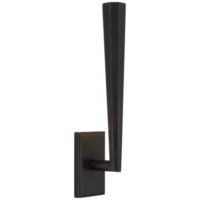 Thomas O'Brien for Visual Comfort Signature Galahad Single Sconce in Bronze For Sale