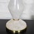 Metal Pair of diamond shaped polished rock crystal table lamps For Sale - Image 7 of 8