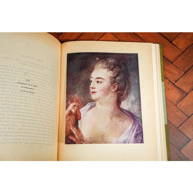 Nice Illustrated French Pastellists Haldane MacFall Antique Leather Art Book For Sale - Image 11 of 16