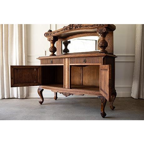 Late 18th Century Antique Victorian Sideboard Buffet For Sale - Image 5 of 18