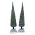 John Rosselli Antiques Style Hand Forged Steel Topiaries in Chinoiserie Planters a Pair For Sale