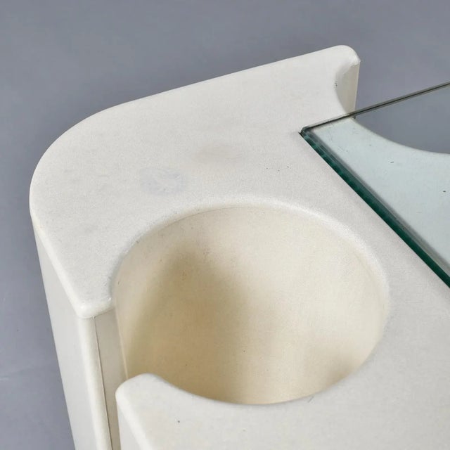 Sergio Mazza for Artemide Italian Space Age Bacco Bar Cart For Sale - Image 6 of 15