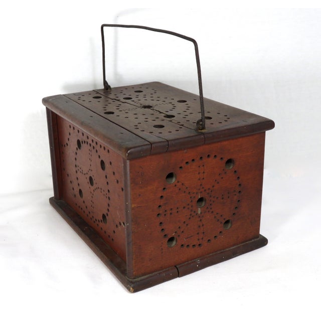 Antique American Primitive Foot Warmer Chairish