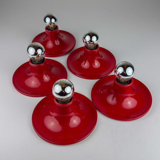 Mid-Century Modern Italian Wall Lamp by Targetti Sankey, 1970s For Sale - Image 9 of 13