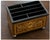 Metal Vintage Lacquered Marquetry Executive Desk Organizer Set, 2 Pieces For Sale - Image 7 of 7