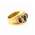 Seidengang 18k Diopside Amethyst & Tourmaline Ring, Size 6.5 For Sale - Image 4 of 8