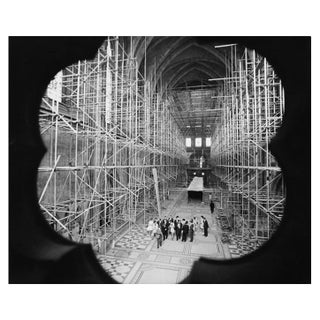 'Scaffolding in the Law Courts' Unframed Archival Pigment Print For Sale