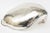 Silver Vintage Hand Hammered Silver Plate Monumental Scalloped Serving Bow With Duck Neck,1980's For Sale - Image 8 of 11