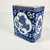 Mid-Century Chinoiserie Boho Chic Square Vase With Flower Frog by Andrea of Sadaek For Sale - Image 6 of 12