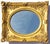 French Pair Small Gilt Mirrors 19th Century For Sale - Image 3 of 4