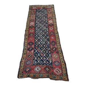 Antique North West Persian Wool on Wool Runner 3'9" x 9'