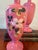 Matching Pair of Pink Bristol Glass Vases, 1860s For Sale - Image 4 of 6