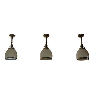 Kitchen Island Pendants (3) For Sale