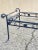 Mid 20th Century Vintage Salterini Style Art Nouveau Wrought Iron Garden Seating & Table, 4 Pieces, Attributed For Sale - Image 14 of 17