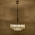 Cylindrical 3 Tier Ice Glass Chandelier attributed to Doria Leuchten, 1960s For Sale - Image 17 of 18