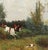 Emil Hünten and Georg Oeder, Parfoce Hunt from 1876, Oil For Sale - Image 4 of 9
