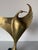 1980s Art Deco Style Brass Bird Sculpture on Black Marble Base For Sale In Miami - Image 6 of 12