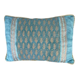 Vintage Italian Fortuny Pillow. For Sale