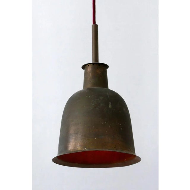 Mid-Century Modern Brass Church Pendant Lamp, Germany, 1950s For Sale - Image 10 of 18