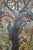 1920s Vintage Hand-Carved Tree of Life Door Panel – Colorful Spiritual Wall Art / Sliding Barn Door 84x36 For Sale - Image 5 of 7