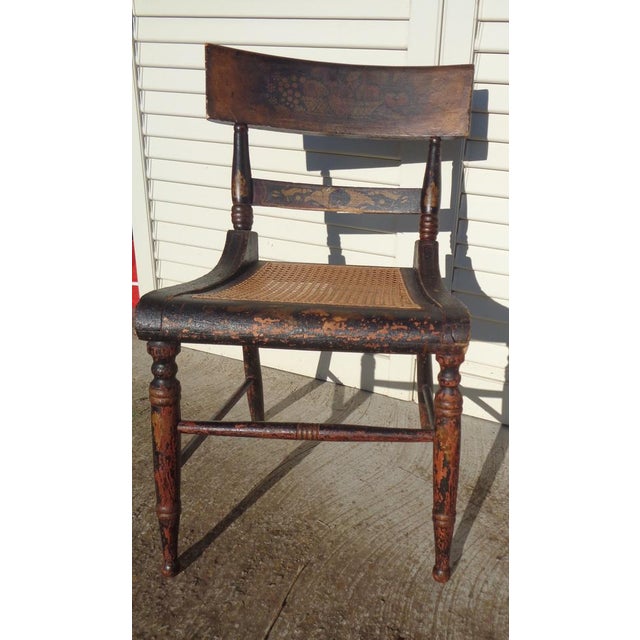 Antique Decorated Hitchcok Chair For Sale - Image 13 of 18
