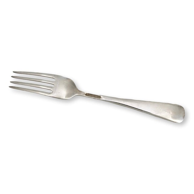 Mid 20th Century Kirk Stieff Rose Pattern Sterling Silver Forks S/2 For Sale - Image 5 of 5